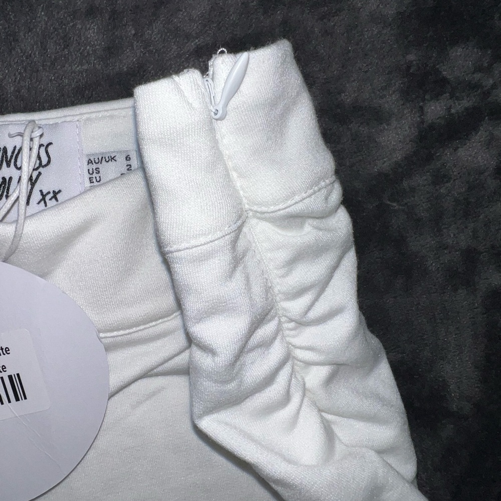 Princess Polly Benji Mini Skirt in White Size 2 New with tag - Picture 16 of 16